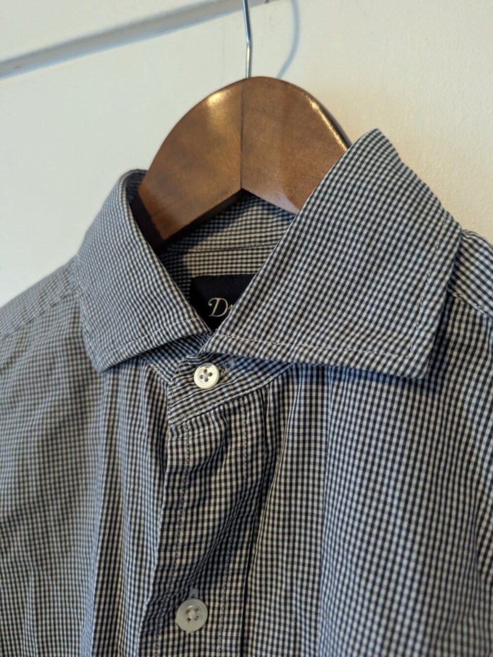 DRAKE'S - Classic check shirt - Sz 14.5 - Picture 3 of 8